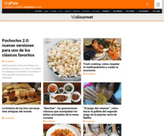 Viagourmet.com(Noticias de recetas y gastronomía) Screenshot