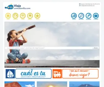Viajacontufamilia.com(Viajar con niños) Screenshot