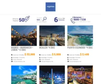 Viajamex.com(Grandes ofertas de viaje para tu próximo destino) Screenshot