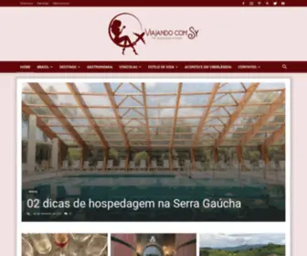 Viajandocomsy.com.br(Viajando com Sy) Screenshot