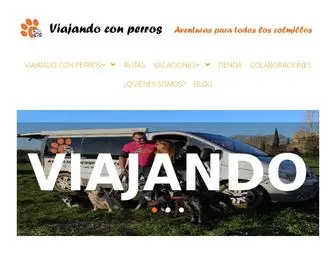 Viajandoconperros.com(VIAJANDO CON PERROS) Screenshot