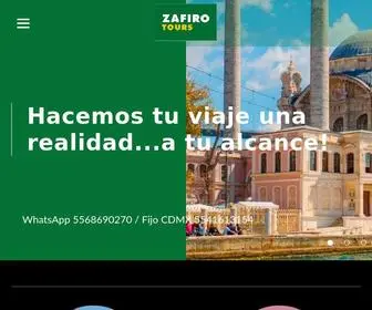 Viajandonet.mx(ZAFIRO TOURS) Screenshot