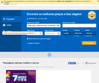 Viajanet.com.mx(Passagens A) Screenshot