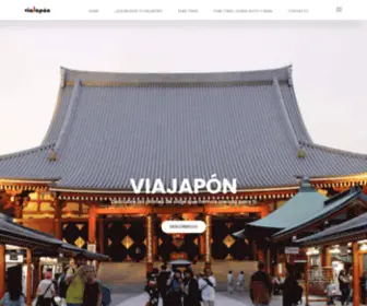 Viajapon.com.mx(ViaJapón) Screenshot