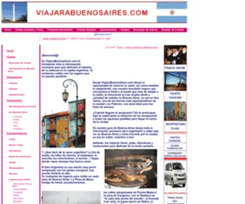 Viajarabuenosaires.com(BUENOS AIRES) Screenshot