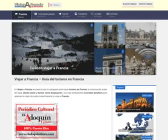 Viajarafrancia.com(Viajar a Francia) Screenshot