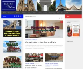 Viajarparis.com.br(Informações para planejar uma viagem a Paris) Screenshot