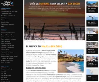 Viajarsandiego.com(Viajar San Diego: Completa guía de viaje y turismo sobre San Diego 2020) Screenshot