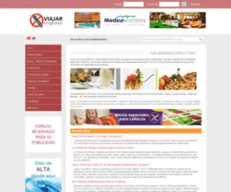 Viajarsingluten.com(Restaurantes Sin Gluten para celiacos) Screenshot