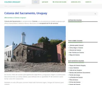 Viajeacoloniauruguay.com(Colonia Uruguay) Screenshot