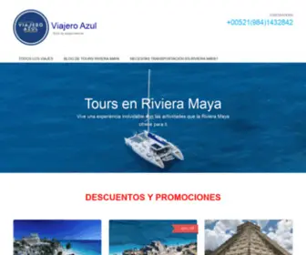 Viajeroazul.com(Tours en la Riviera Maya) Screenshot