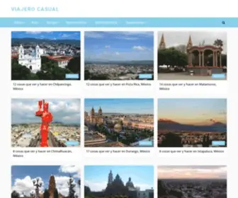 Viajerocasual.com(Viajero Casual) Screenshot