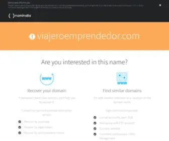 Viajeroemprendedor.com(Viajero Emprendedor) Screenshot