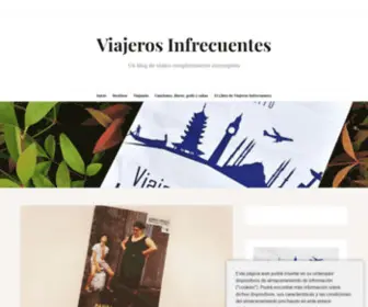 Viajerosinfrecuentes.com(Viajeros Infrecuentes) Screenshot