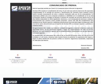 Viajesamukan.cl(PAGINA DE INICIO) Screenshot