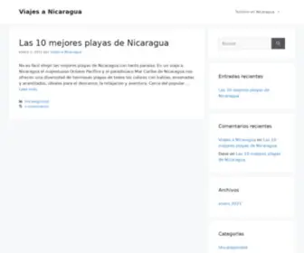 Viajesanicaragua.es(Viajes a Nicaragua) Screenshot