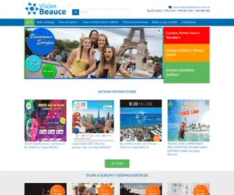 Viajesbeauce.com.pe(Agencia de viajes en Lima) Screenshot