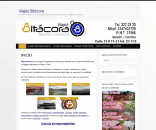 Viajesbitacora.com(Viajesbitacora) Screenshot