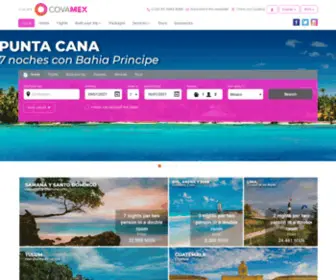 Viajescovamex.com(Online Booking Engine) Screenshot