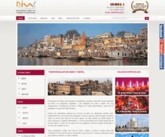 Viajesdivaindia.com(Viajes India Nepal) Screenshot