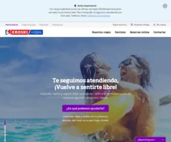 Viajeseroski.com(Sueña con tu próximo destino) Screenshot