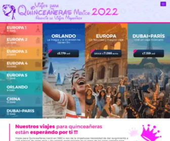 Viajesparaquinceaneras.com(Viajes) Screenshot