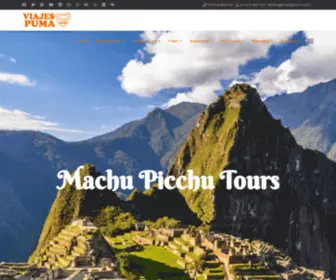 Viajespuma.com(Viajes Peru) Screenshot