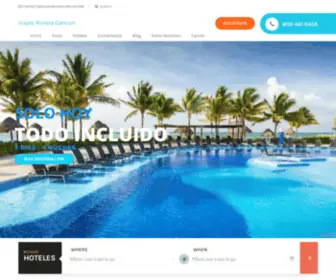 Viajesrivieracancun.com(Todo Incluido) Screenshot