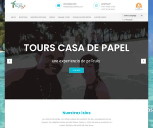 Viajessanblas.com(Viajes San Blas) Screenshot