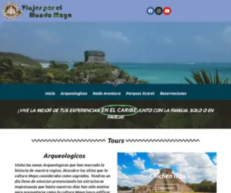 ViajesXelmundomaya.com(Parques, Ruinas, Cenotes) Screenshot