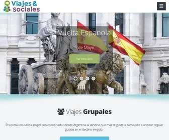 Viajesysociales.com(Viajes y Sociales) Screenshot