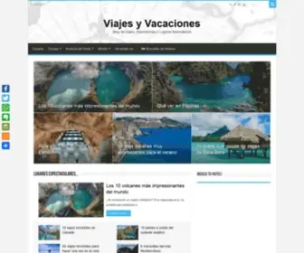 Viajesyvacaciones.es(Blog de Viajes y Lugares Increibles) Screenshot