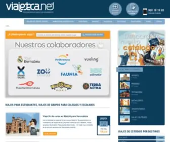Viajeteca.net(Viajes para Grupos Escolares y Colegios) Screenshot
