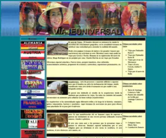 Viajeuniversal.com(INDEX DE) Screenshot