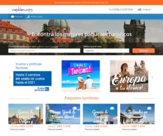 Viajobien.com.uy(Paquetes, Hoteles, Cruceros y Pasajes Aéreos) Screenshot