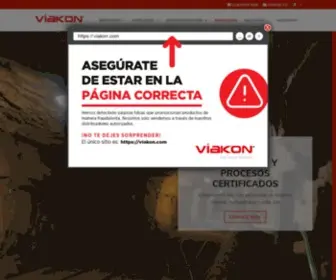 Viakon.com(Viakon ®) Screenshot