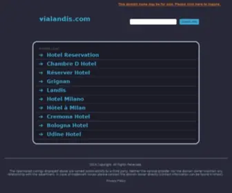 Vialandis.com(The European guide of independent hotels) Screenshot