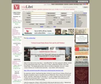 Vialibri.net(Rare Books) Screenshot