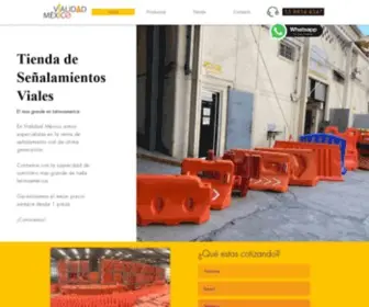 Vialidadmexico.com(Barreras viales) Screenshot