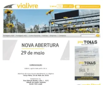 Vialivre.pt(Autopistas portuguesas A28 (Norte Litoral) y A22 (Algarve)) Screenshot