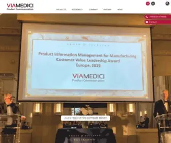 Viamedici.com(Product Communication) Screenshot