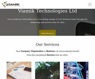 Viamiktechnologies.com(Viamik Technologies Ltd) Screenshot