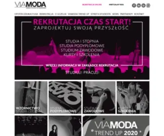 Viamoda.edu.pl(VIAMODA) Screenshot