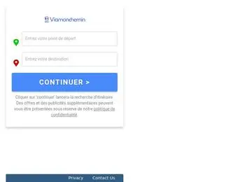 Viamonchemin.com(Cartes et Itinéraires) Screenshot