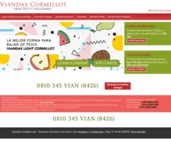 Viandascormillot.com(Bienvenidos a) Screenshot