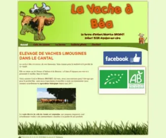 Viande-Limousine.fr(Vente directe de colis fermier de viande Bio de race Limousine) Screenshot