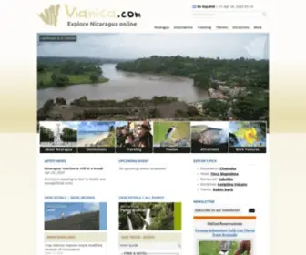 Vianica.com(Explore Nicaragua Online) Screenshot