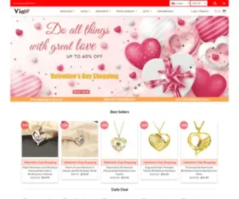 Vianp.com(Personalized Jewelry) Screenshot