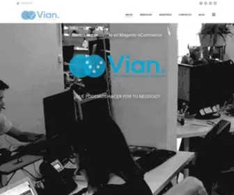 Viansolutions.com(Expertos en Magento en Barcelona) Screenshot