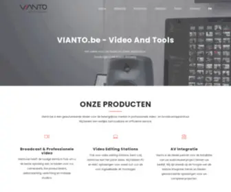 Vianto.be(Professional Video And Tools) Screenshot